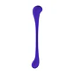 Vibrador Flexível com Comando Dual-Ended Bendable Roxo Loveline - Thumbnail 4