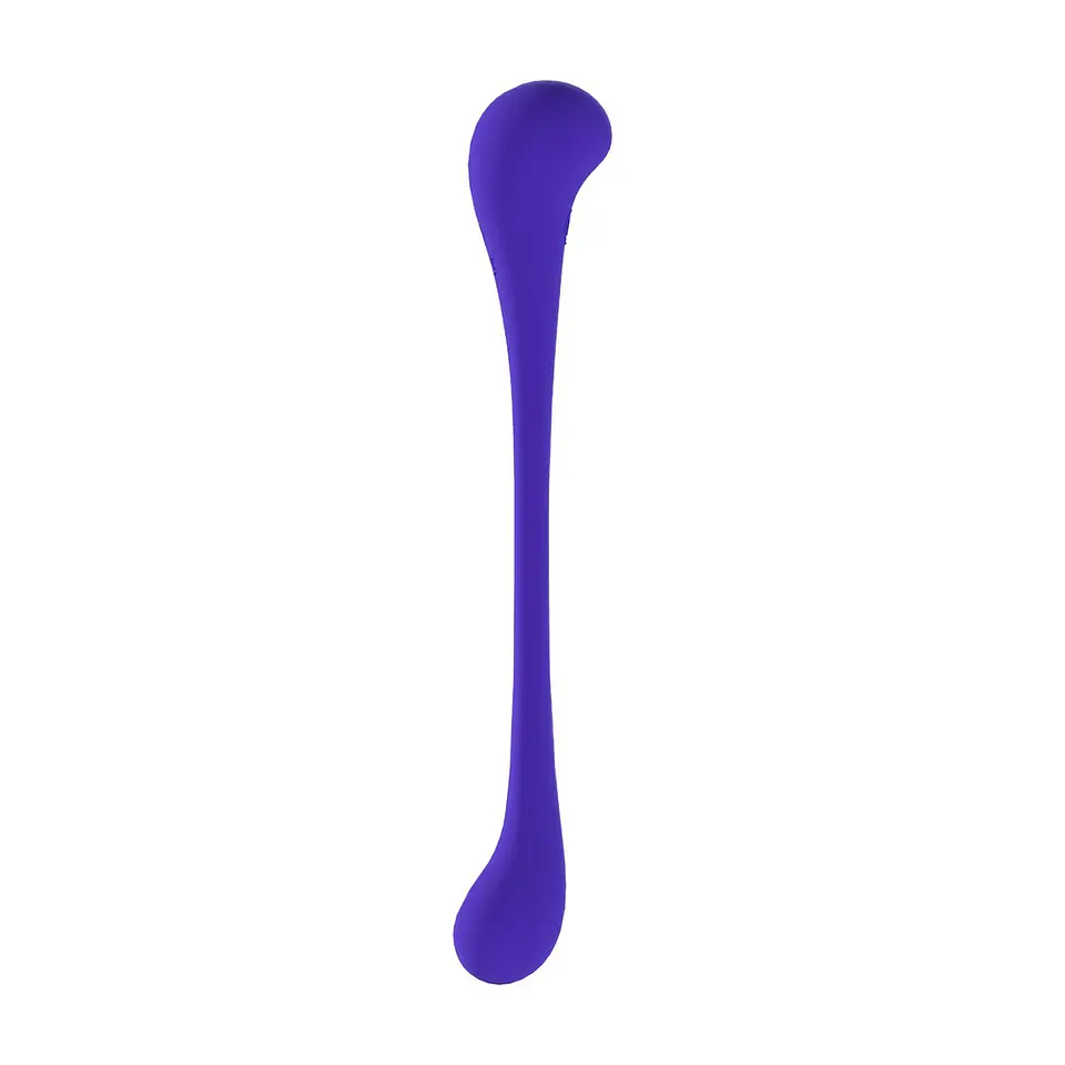 Vibrador Flexível com Comando Dual-Ended Bendable Roxo Loveline 4
