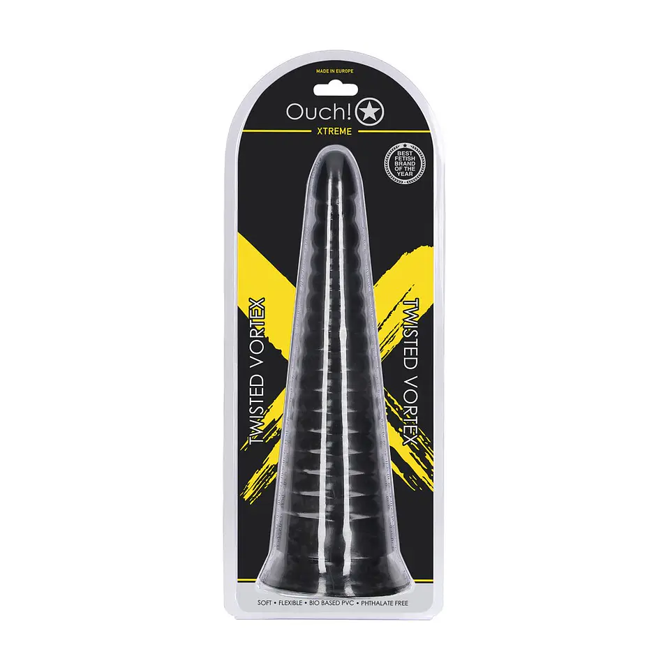 Plug Anal Twisted Vortex 30 CM Black Ouch! 2