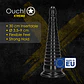 Plug Anal Twisted Vortex 30 CM Black Ouch! - Thumbnail 4