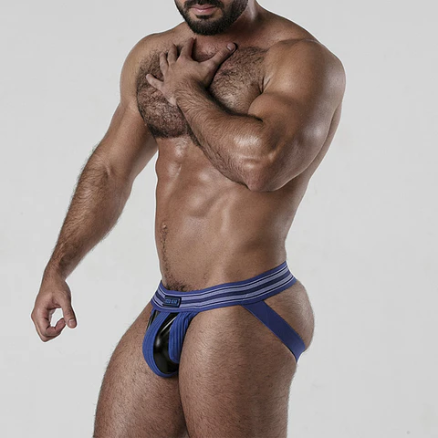 Jockstrap Backroom Bottomless Locker Gear Azul