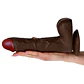 Vibrador Realístico Real Rapture Fire Passion 9'' Negro Toyz4lovers - Thumbnail 4