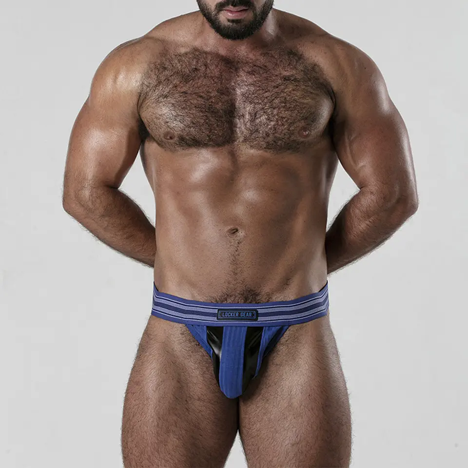 Jockstrap Backroom Bottomless Locker Gear Azul 3