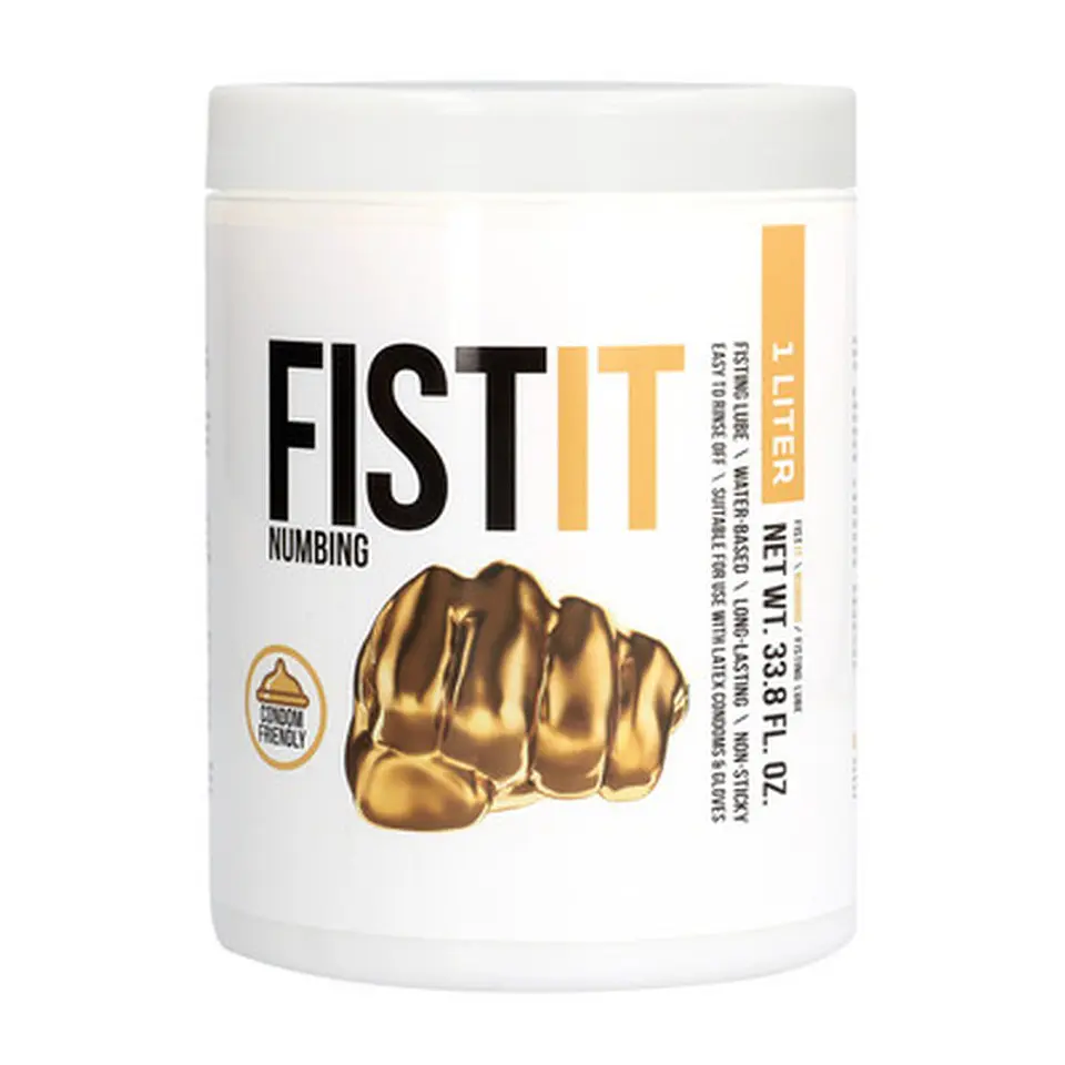 Lubrificante para Fisting Numbing 33.8 Fl Oz 1000 ML Fist It 1