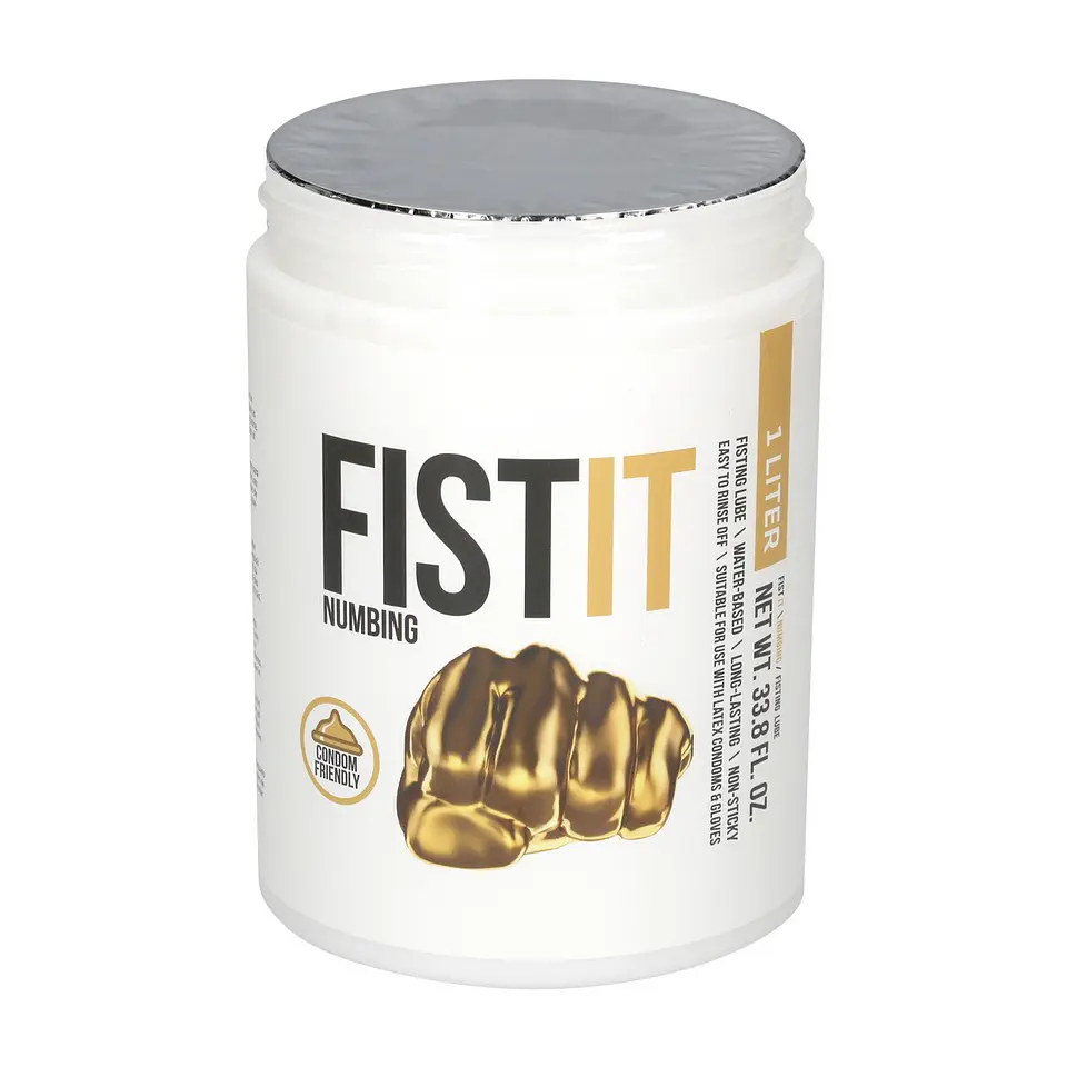 Lubrificante para Fisting Numbing 33.8 Fl Oz 1000 ML Fist It 4