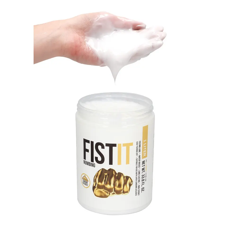 Lubrificante para Fisting Numbing 33.8 Fl Oz 1000 ML Fist It 5