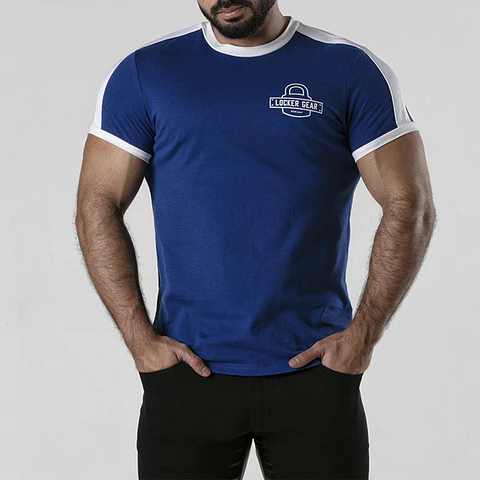 T-Shirt Padlock Azul Locker Gear