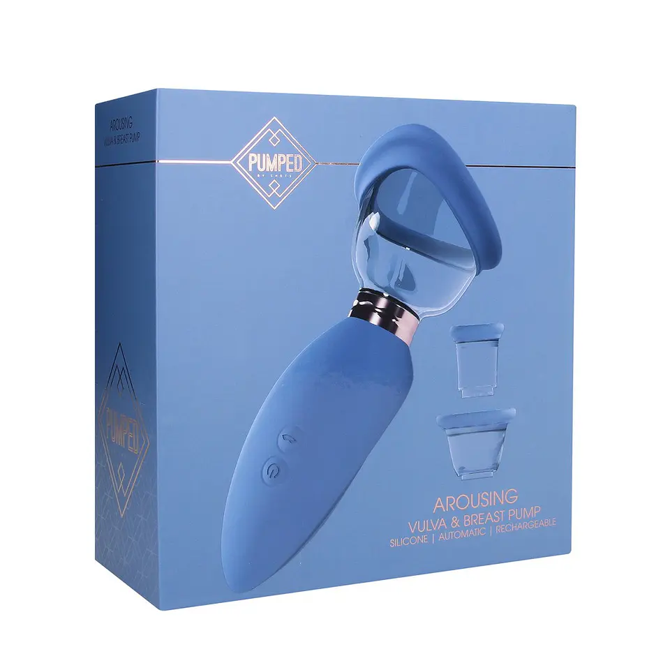 Bomba para Vulva e Seios Arousing Blue Pumped 2