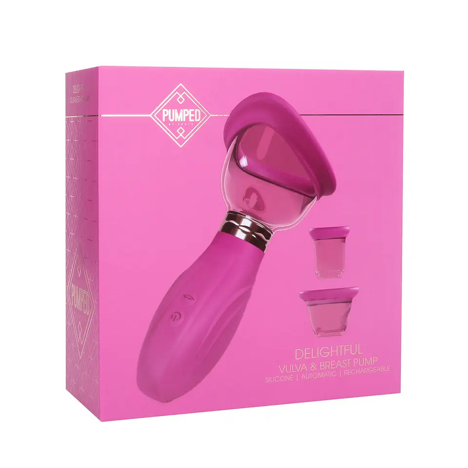 Bomba para Vulva e Seios Delightful Rosa Pumped 2