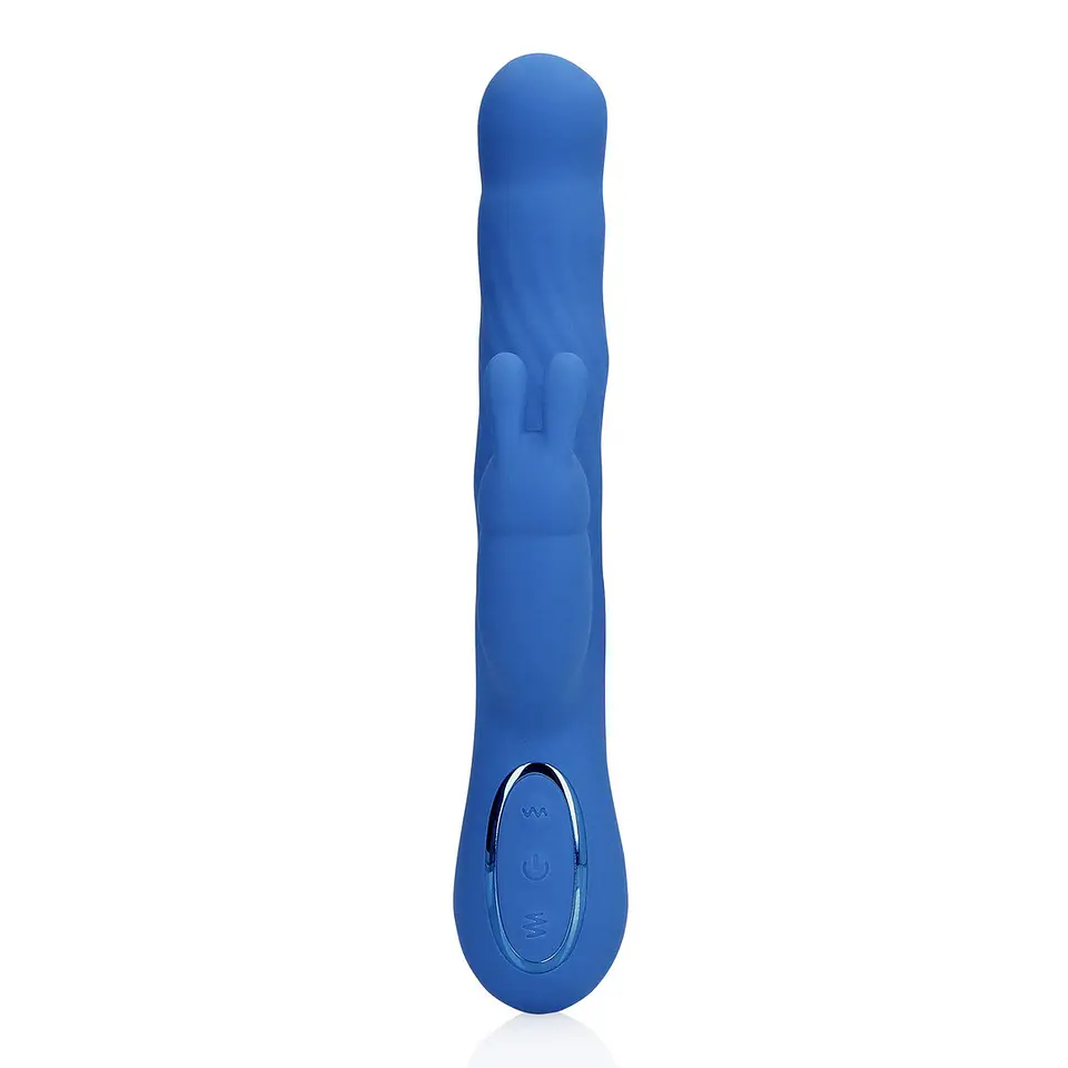 Vibrador Wiggle Rabbit Jetset Blue Loveline 4