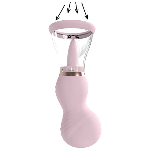 Bomba Recarregável para Vulva e Seios Sensual Pumped