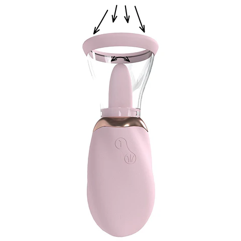 Bomba Recarregável para Vulva e Seios Boost Rosa Pumped