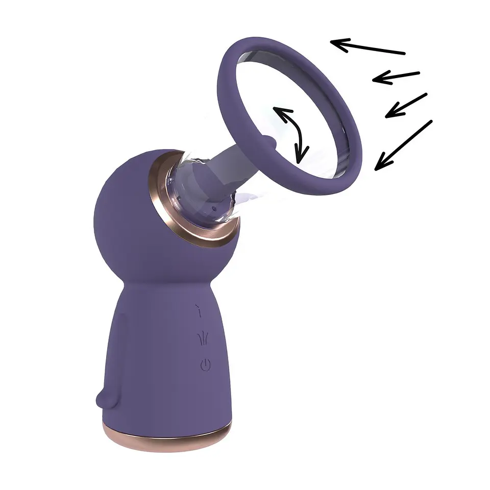 Bomba para Vulva e Seios Exquisite Roxo Pumped 1