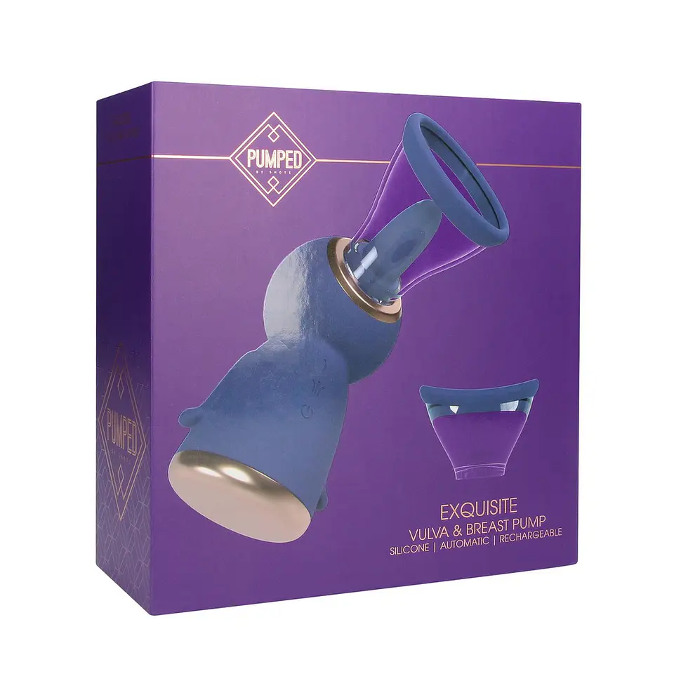 Bomba para Vulva e Seios Exquisite Roxo Pumped 2
