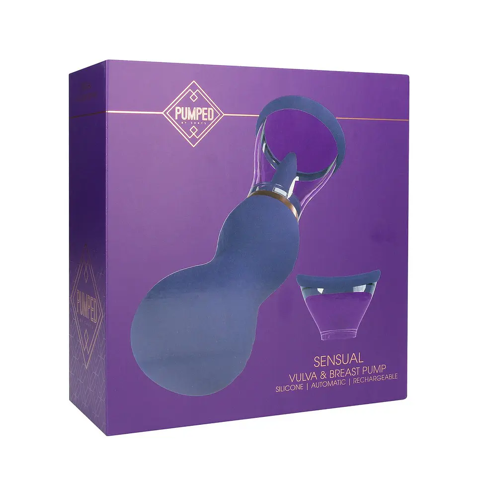 Bomba Recarregável para Vulva e Seios Sensual Pumped 4
