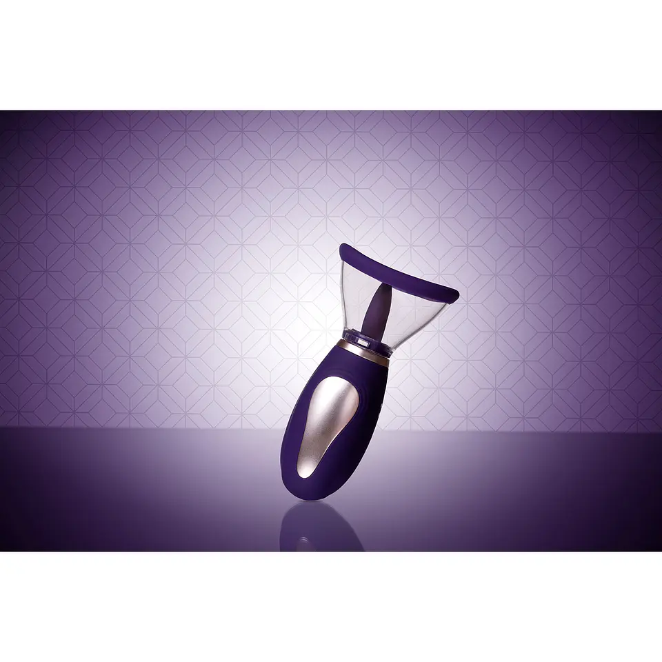 Bomba Recarregável para Vulva e Seios Enhance Roxo Pumped 6