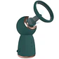 Bomba para Vulva e Seios Exquisite Forest Green Pumped - Thumbnail 4