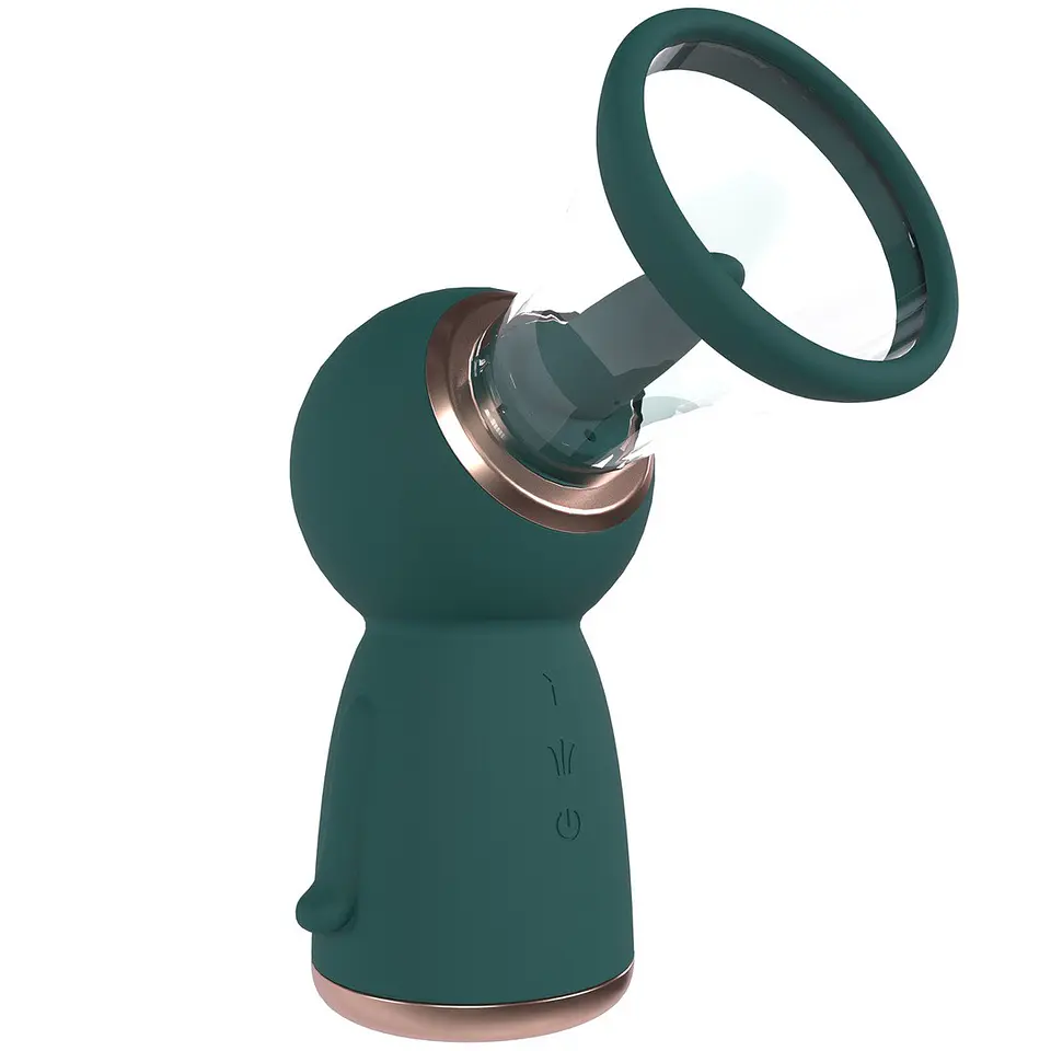 Bomba para Vulva e Seios Exquisite Forest Green Pumped 4