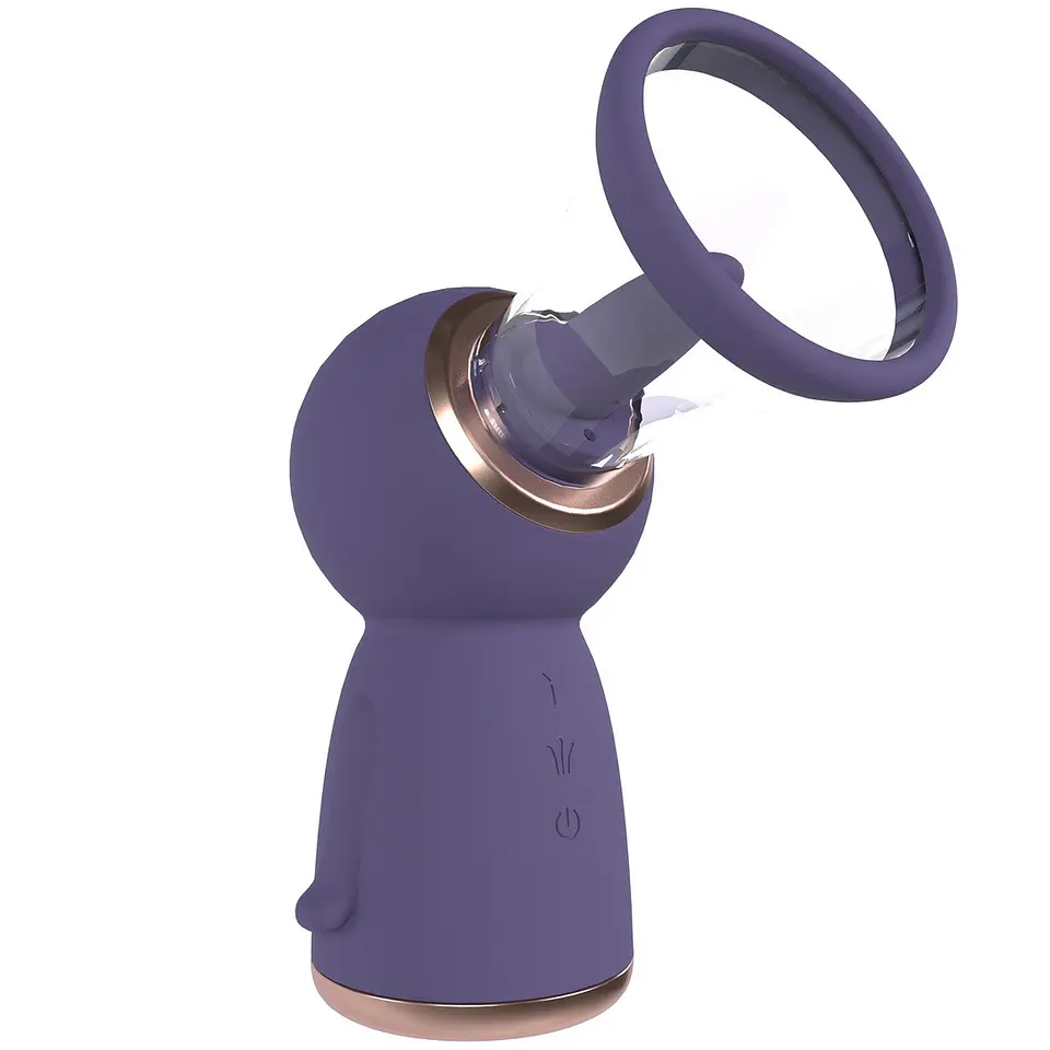 Bomba para Vulva e Seios Exquisite Roxo Pumped 4