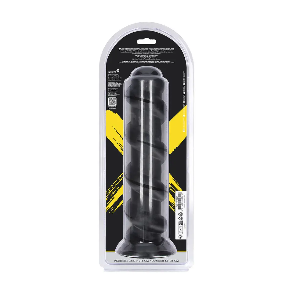Plug Anal Hole Driller 31.5 CM Preto Ouch! 3