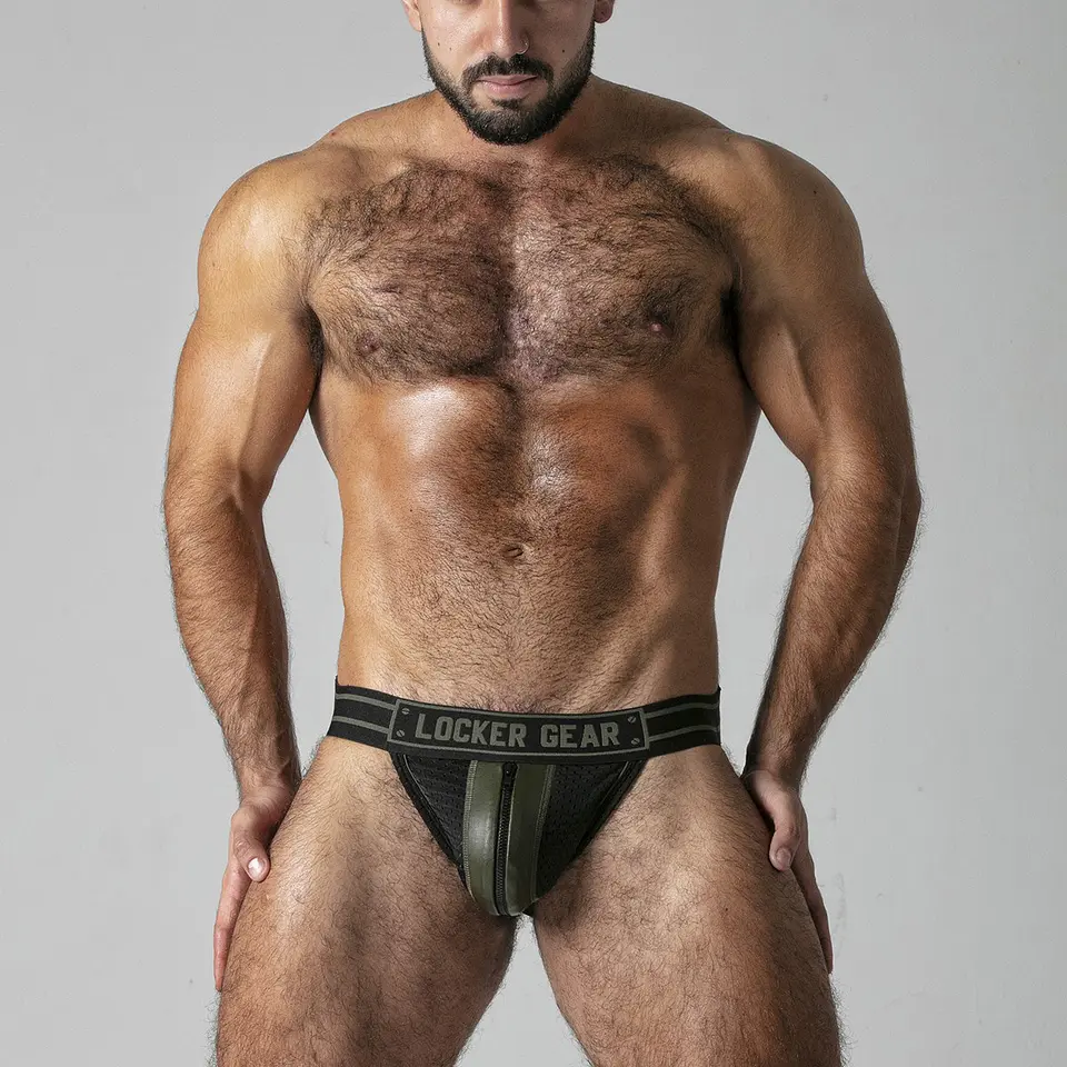 Jockstrap Massive Rude Locker Gear Caqui 1