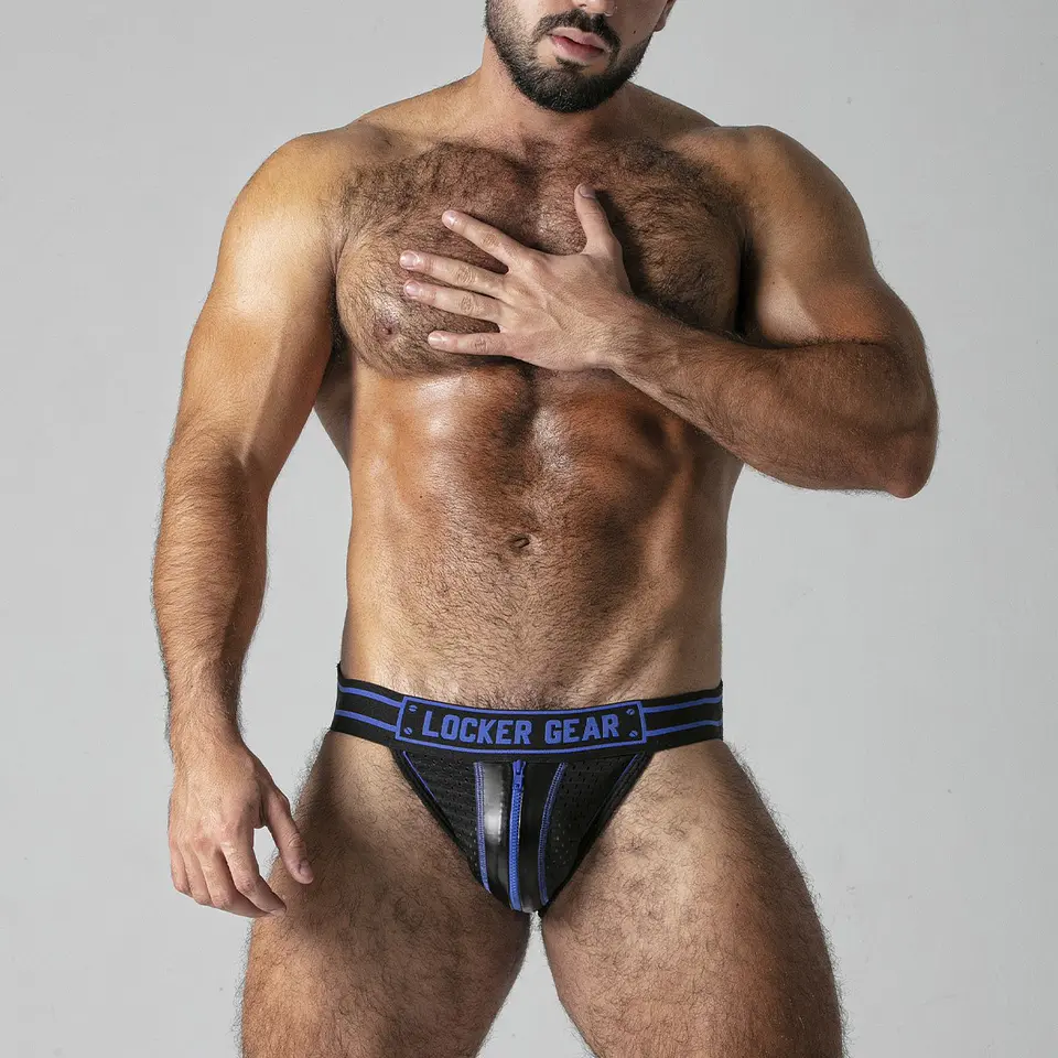 Jockstrap Massive Rude Locker Gear Azul 1