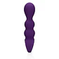 Plug Anal com Vibração em Forma de Lágrimas Clear Purple Loveline - Thumbnail 6