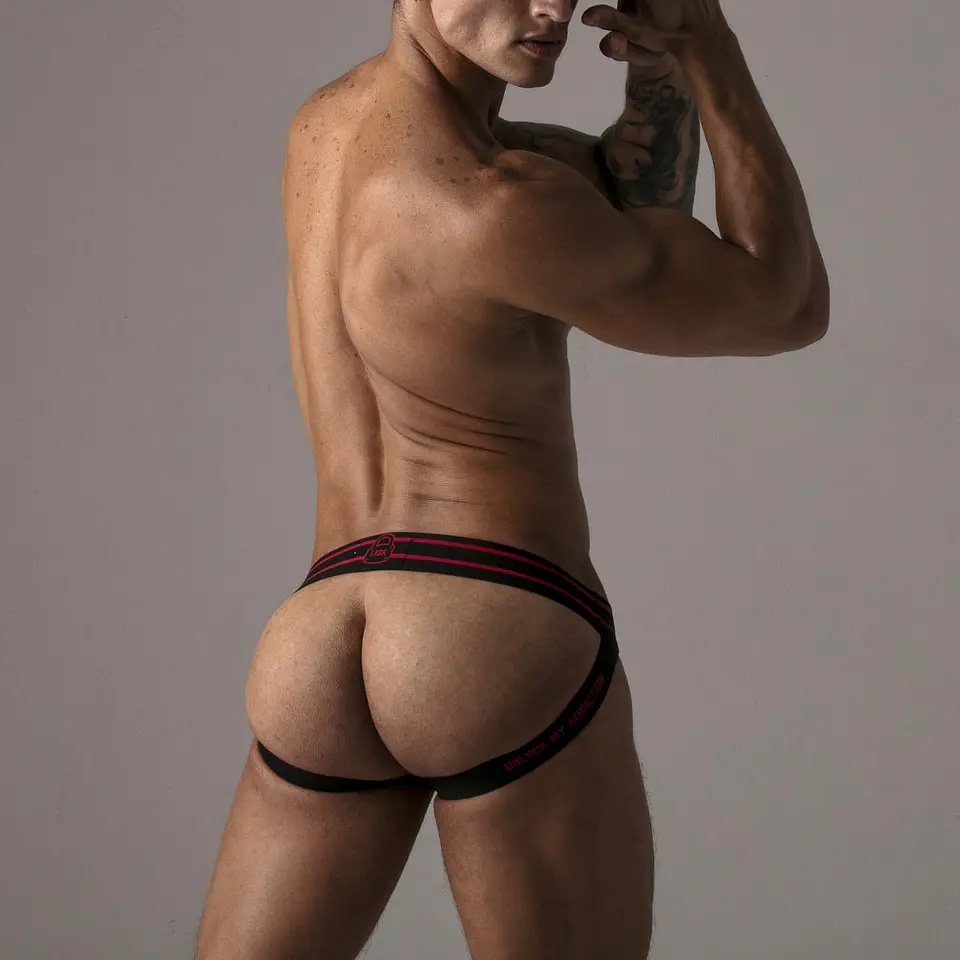 Jockstrap Massive Rude Locker Gear Vermelho 4