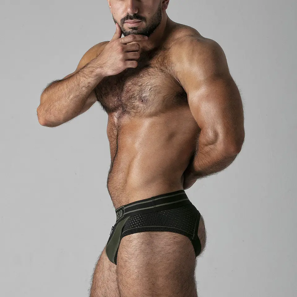 Cueca Massive Rude Locker Gear Caqui 3