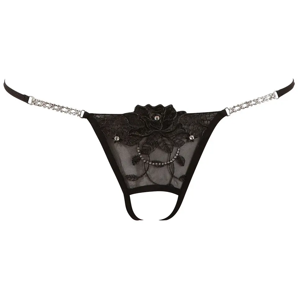 Tanga Rhinestones com Abertura Cottelli Collection 2