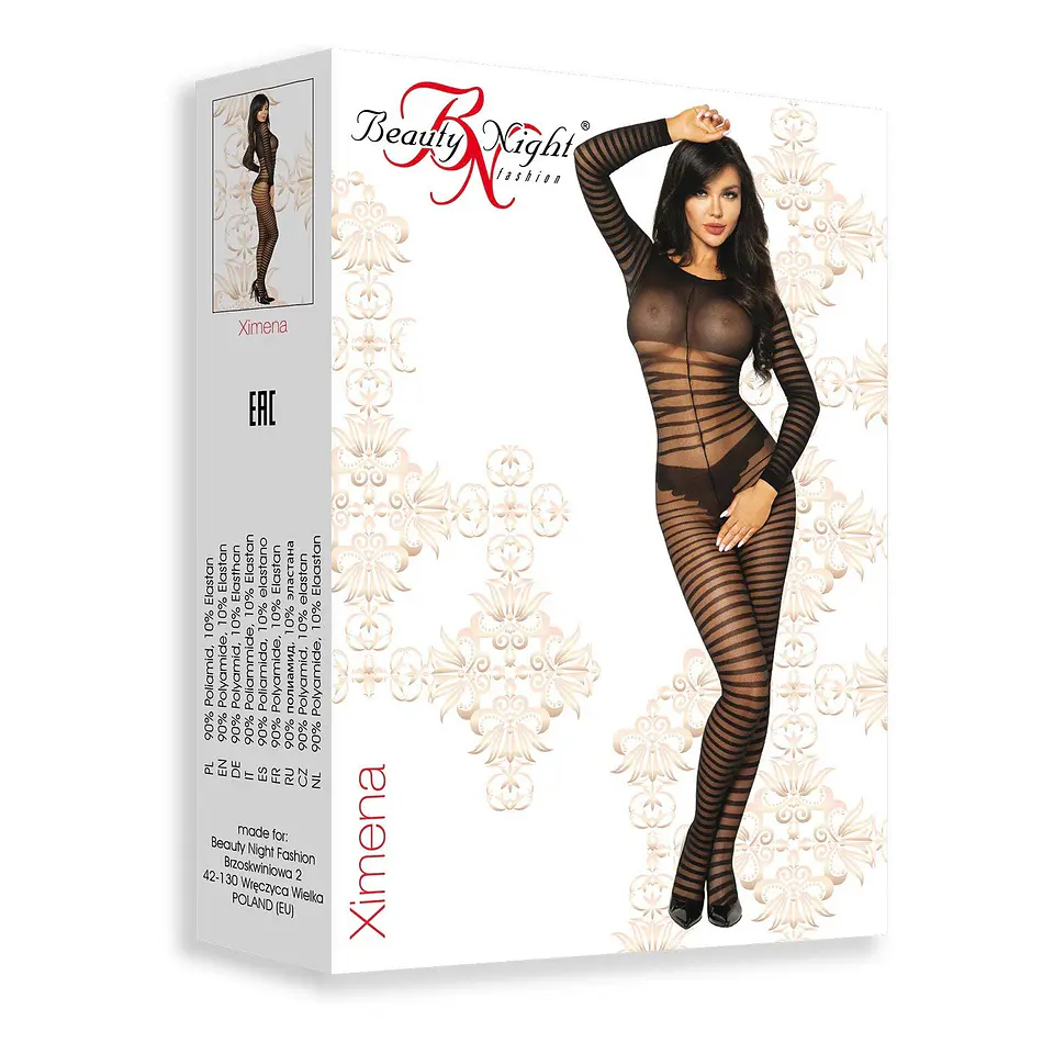 Catsuit Ximena Preto Beauty Night Fashion 5