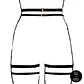 Cinto de Ligas Double Strap Preto Tamanho Queen Le Désir - Thumbnail 6