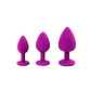 Conjunto de Joias para Treino Anal Roxo Candy Lust - Thumbnail 3