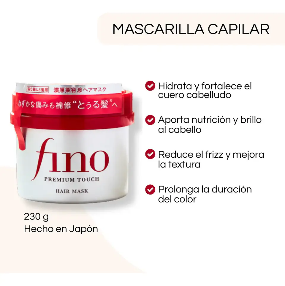Shiseido Fino Premium Touch Mascarilla Capilar 230G Reparación Intensiva 2