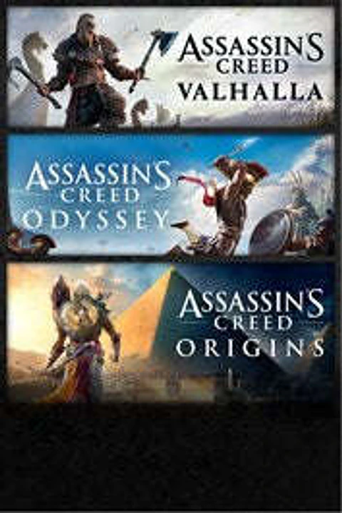 pack 3x1 ASSASSINS XBOX SERIES/ONE