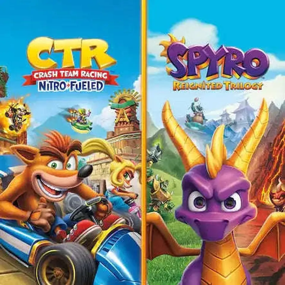 CRASH CTR + SPYRO TRIOLOGY PS4/PS5 1