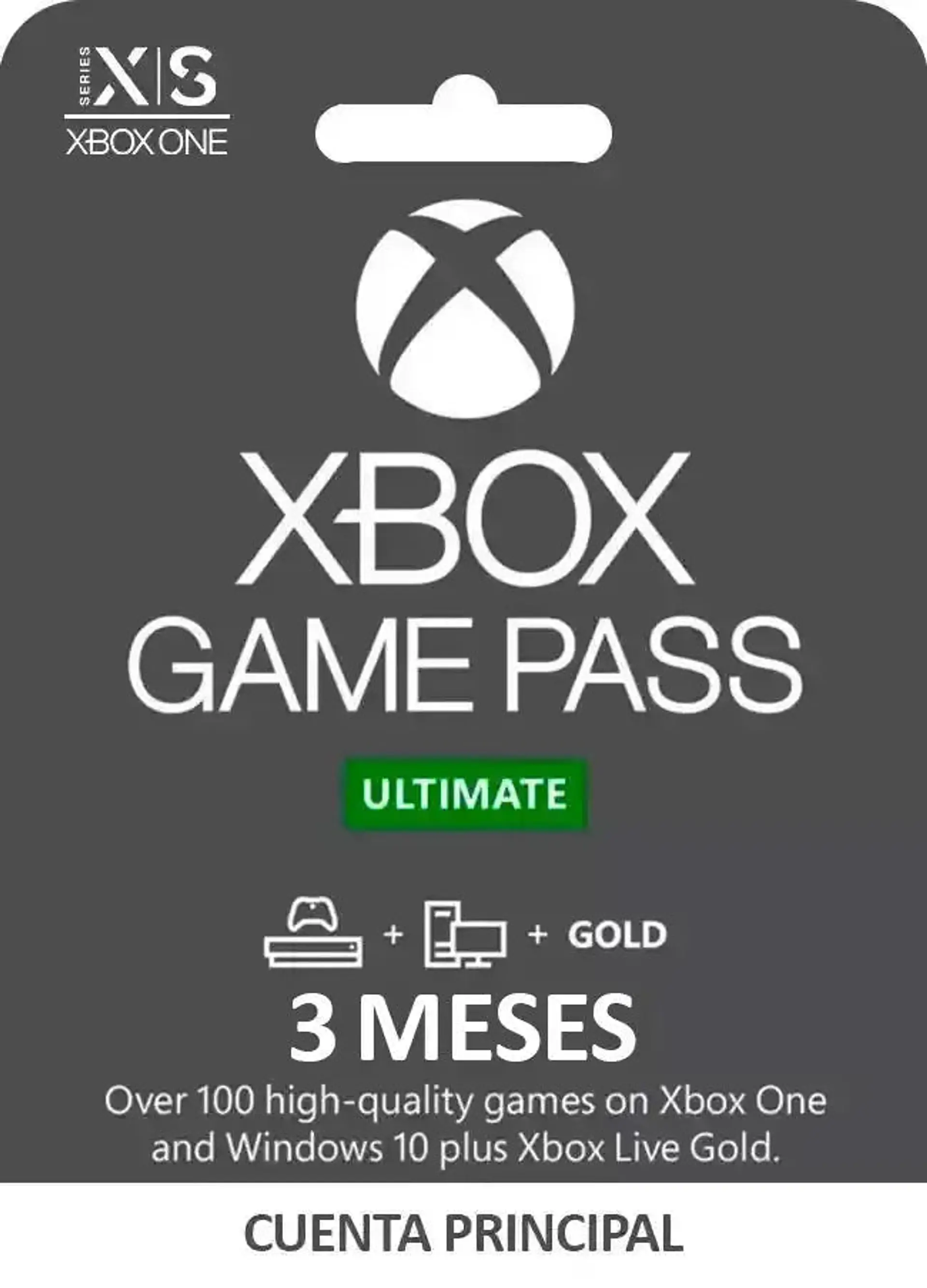 GAME PASS ULTIMATE 3 MESES CONSOLA 1