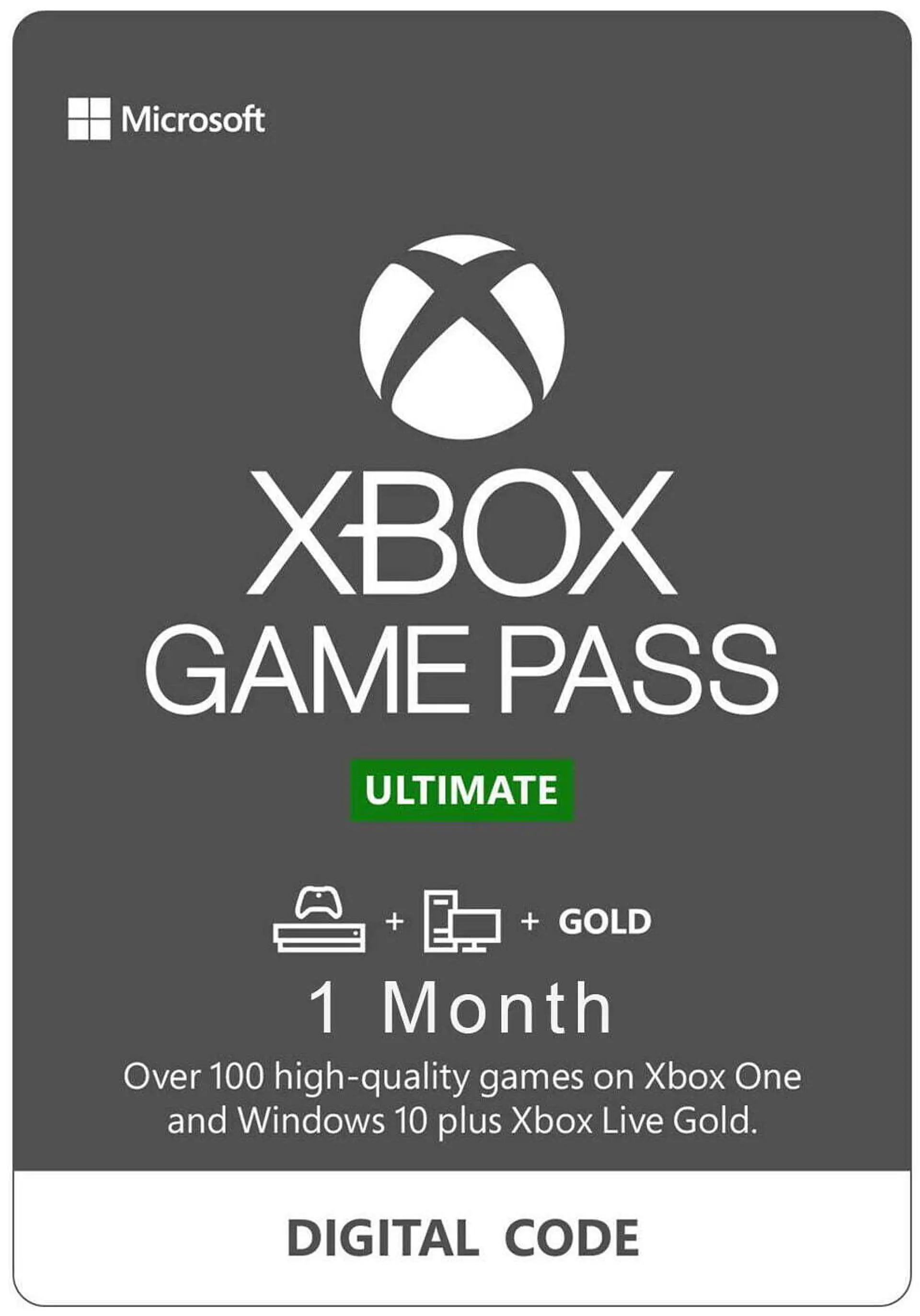 GAME PASS ULTIMATE MES 1