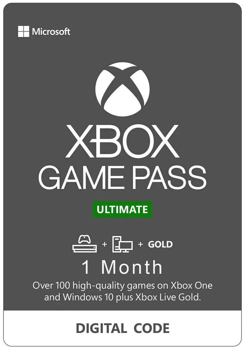 GAME PASS ULTIMATE MES 1