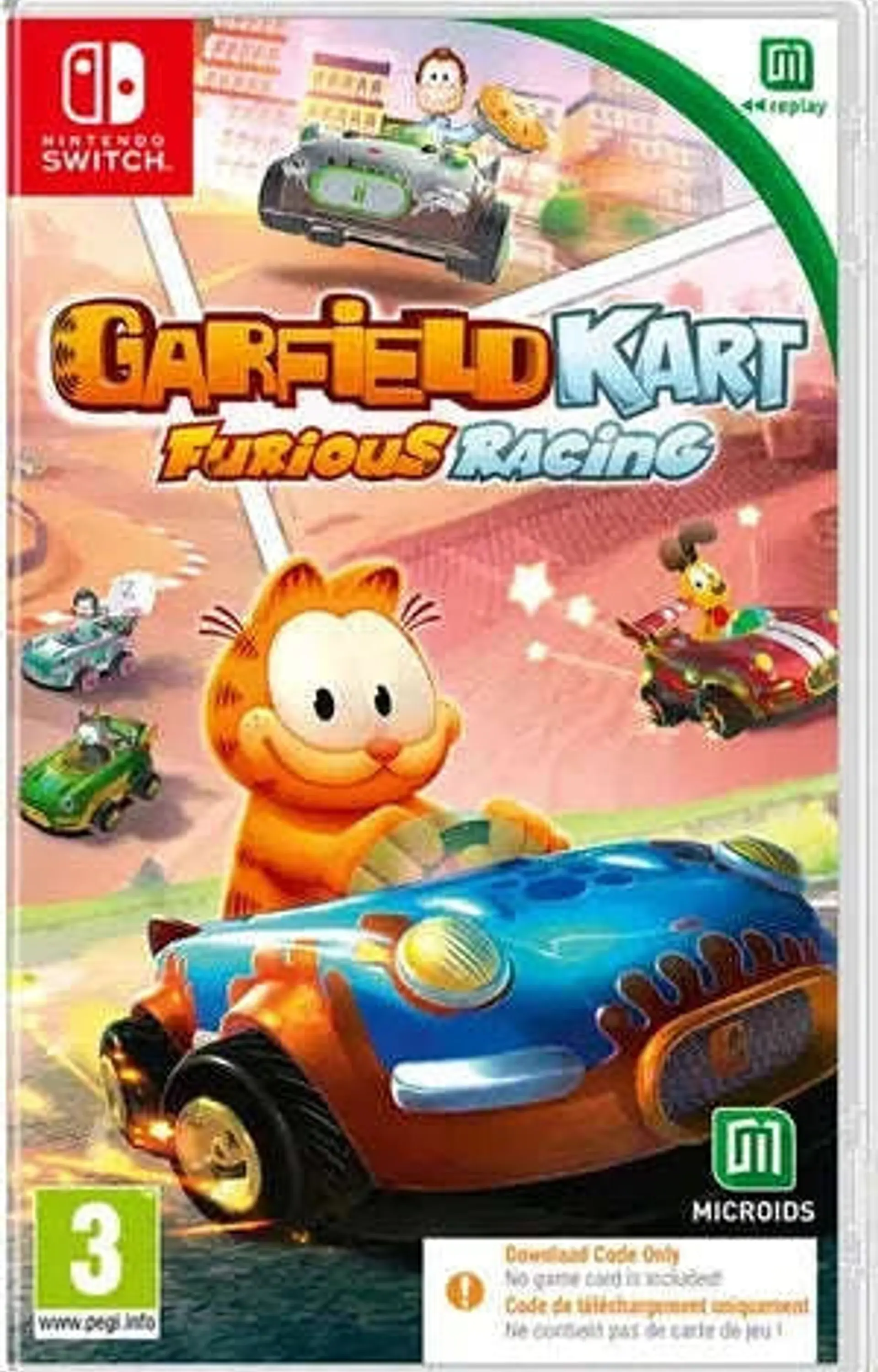 garfield kart furious racing   Principal Nintendo 1 y 2 1