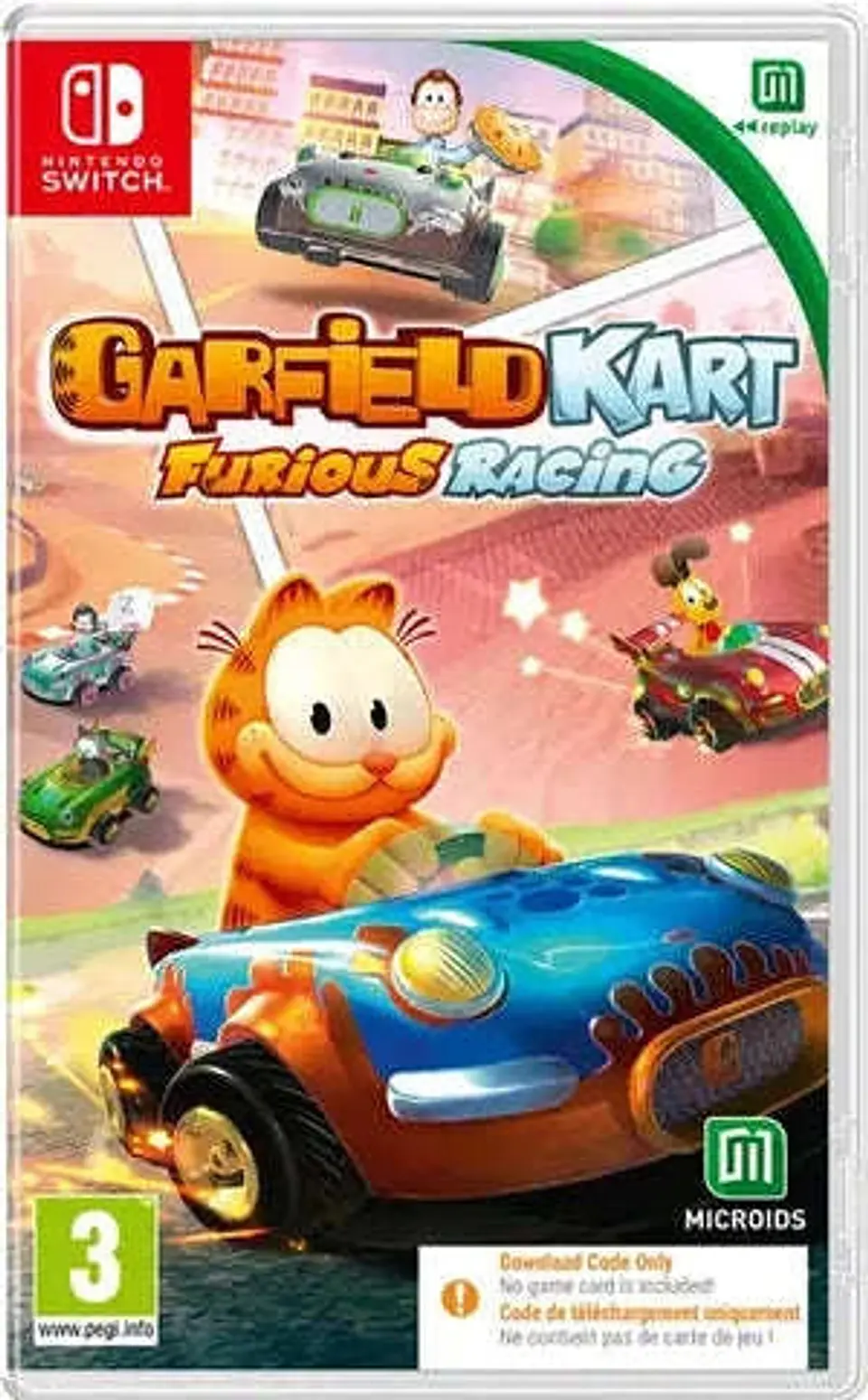 garfield kart furious racing   Principal Nintendo 1 y 2 1