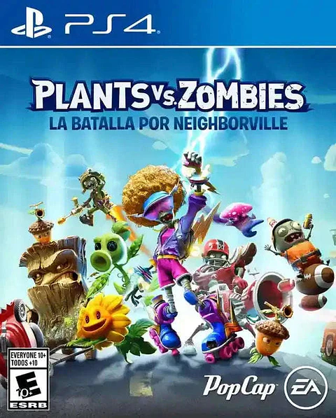 PLANTS VS ZOMBIES LA BATALLA POR NEIGHBORVILLE PS4 PRINCIPAL
