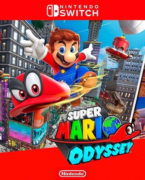 Súper Mario Odyssey nintendo 1 y 2 principal