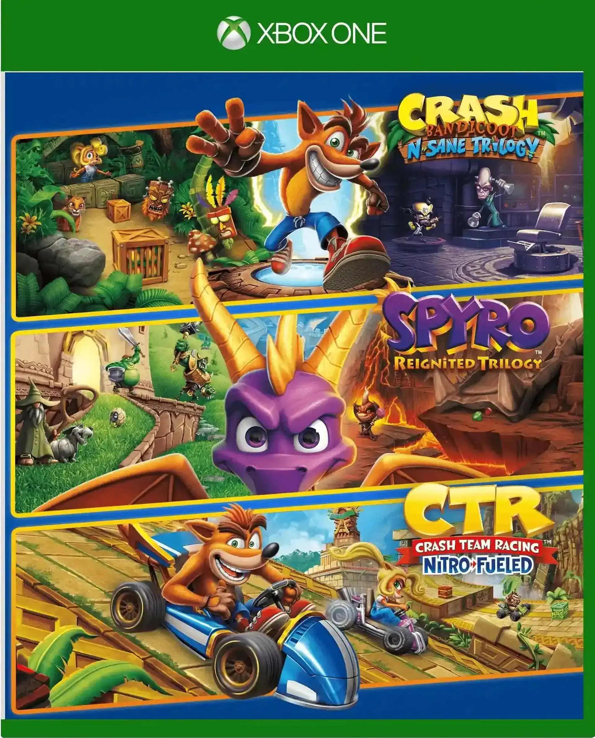 LOTE CRASH Y SPYRO 7 JUEGOS EN 1 PRINCIPAL  XBOX SERIES/ONE 1