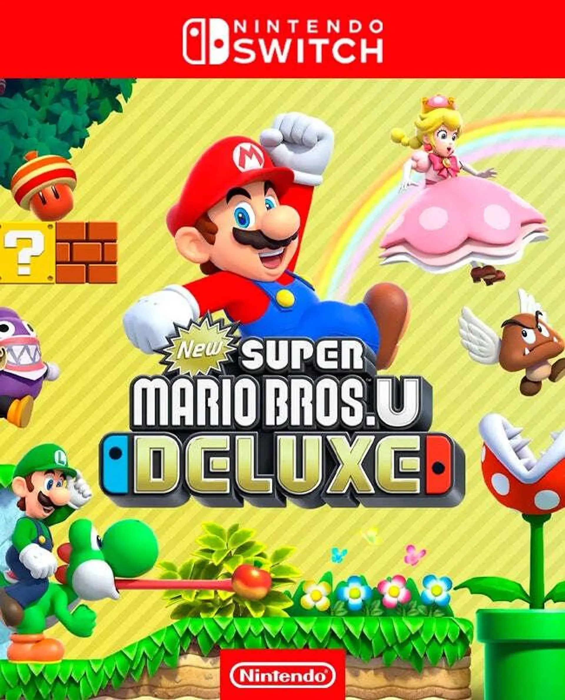 Mario bros u deluxe principal nintendo 1 y 2 1