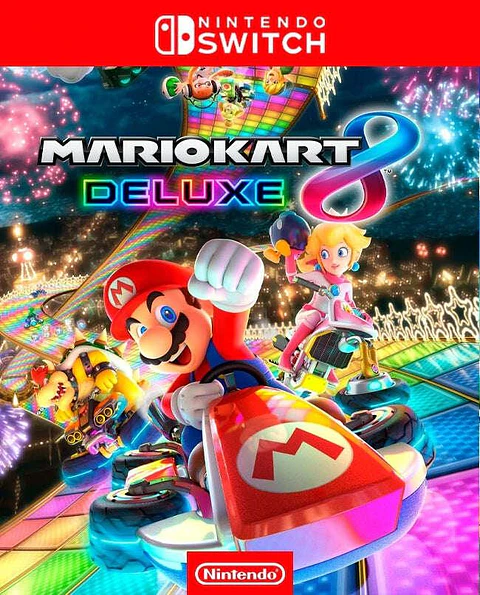mario kart 8 deluxe nintendo 1 y 2