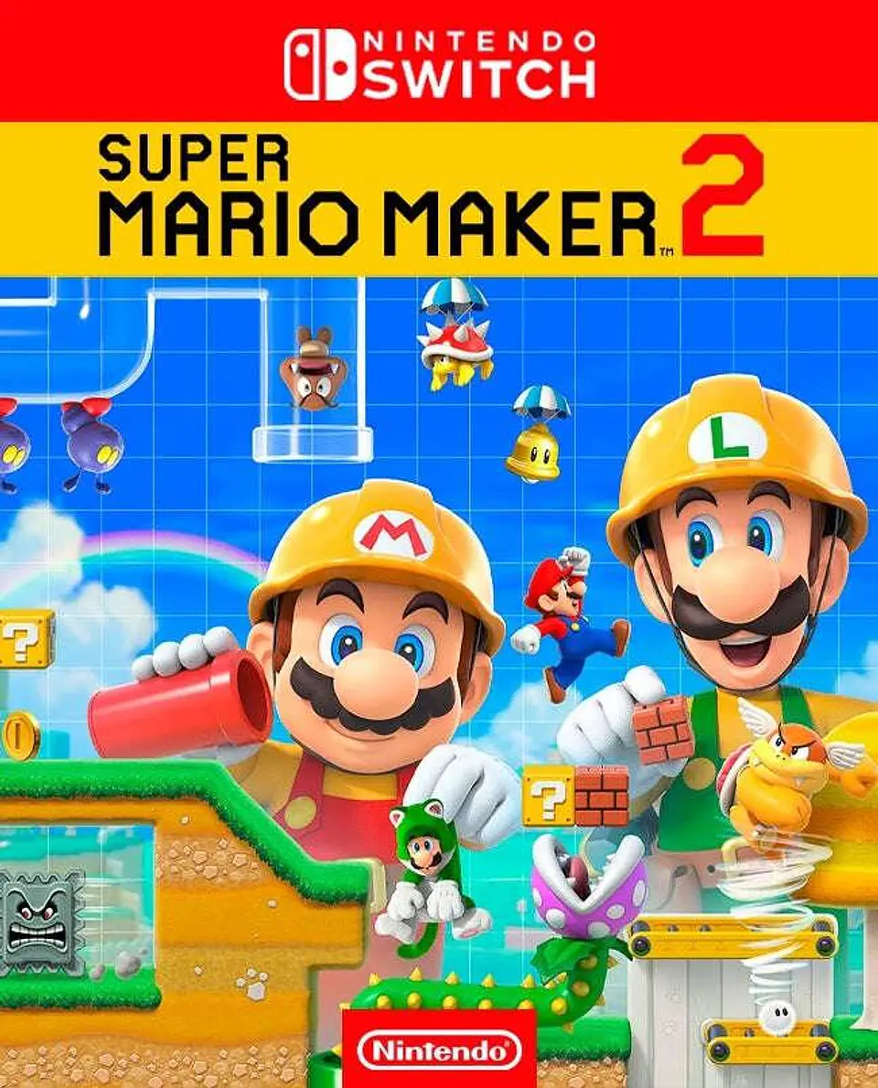 Mario maker 2 principal nintendo 1 y 2 1