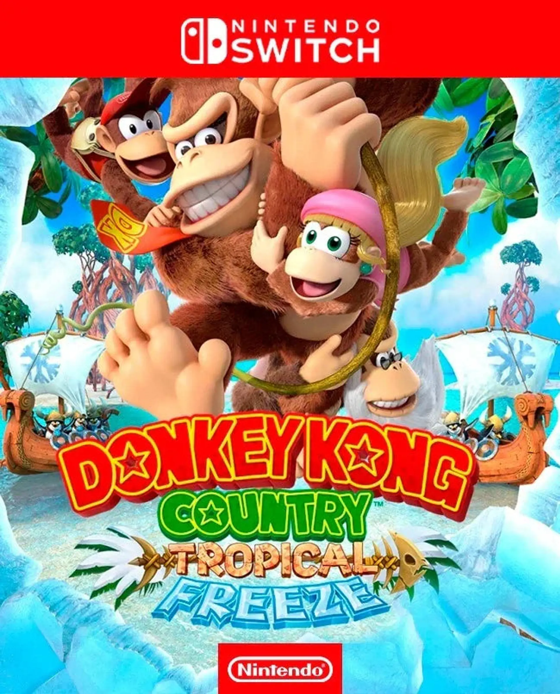 Donkey kong tropical freeze principal nintendo 1 y 2 1