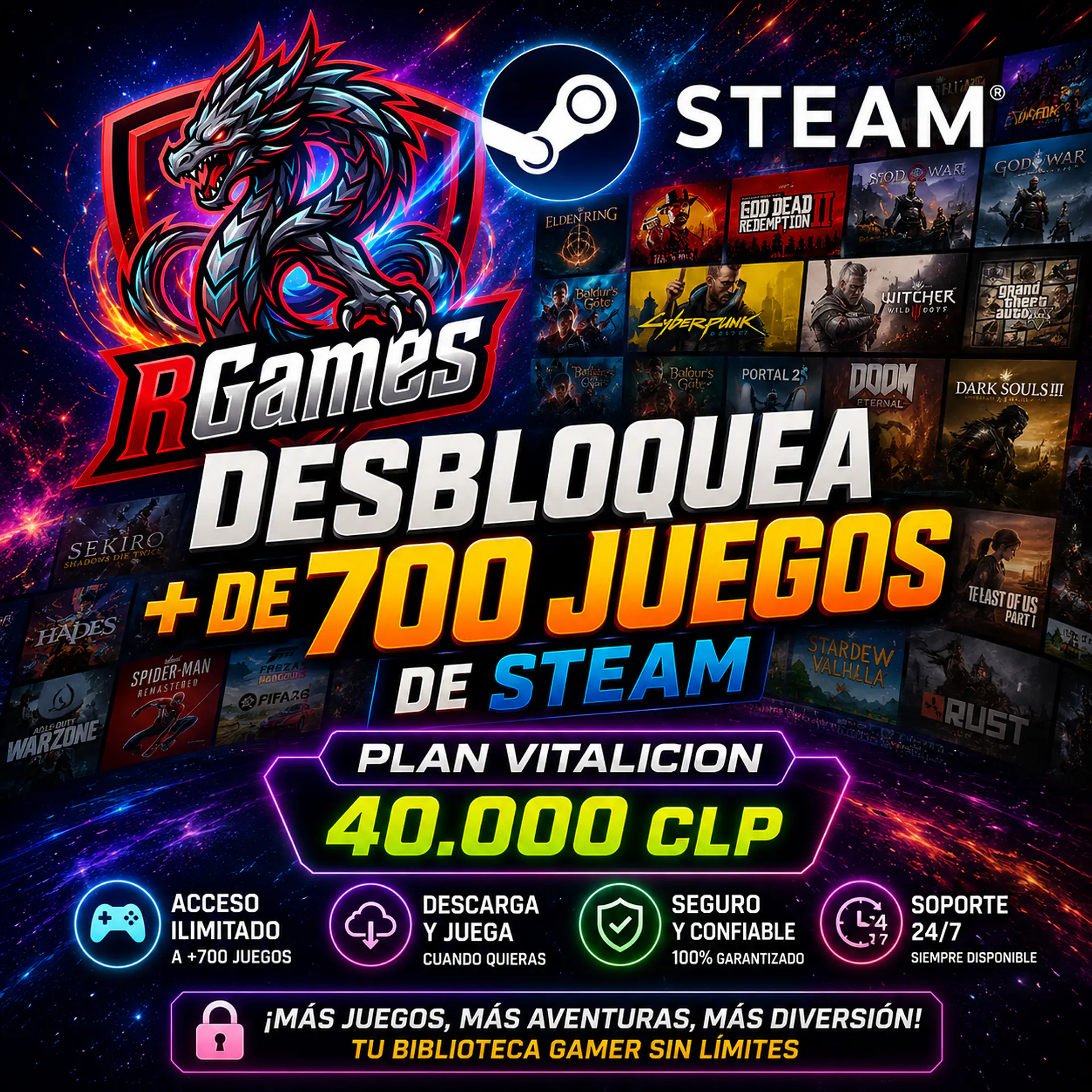 DESBLOQUEA + 500 JUEGOS PC 1
