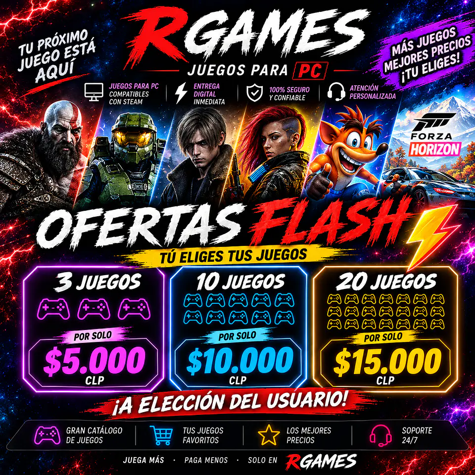 OFERTA FLASH (JUEGO A ELECION) 1